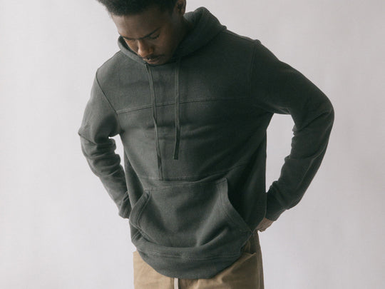 Sunset Hemp Hoodie M's - Sirius Black