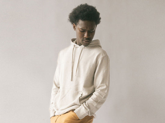 Sunset Hemp Hoodie M's - Moon Gray