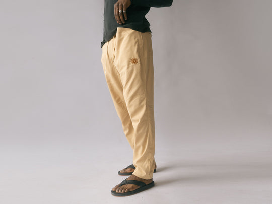 Kinisi Hemp Pants M's - Sun Tan
