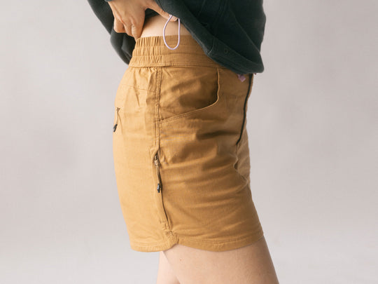 Kinisi Hemp Shorts W's - Walnut Brown